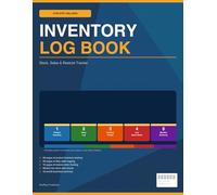 Inventory Log Book for Etsy Sellers: Stock, Sales & Restock Tracker - Product Inventory, Sales Log, Restock Tracker, Low Stock Alerts & Monthly Summary (ShuRees Business Trackers)