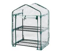Invernadero 69 x 49 x 95 cm, lámina de PVC, estructura metálica