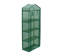 Invernadero con 4 estantes El invernadero de jardín al aire libre previene las heladas reduce la pérdida de agua y proporciona un cultivo cálido