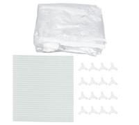 Invernadero de jardín Cubierta de PVC Transparente portátil Invernadero Interior para Patio de Invierno Patio Trasero Balcón Material de Primera Calidad Diseño de Espacio Grande