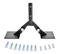 Invernadero de techo para pendiente - solo de metal pesado, base de tornillo ajustable | Kit de montaje al aire libre para decoración de techo, soporte para estación meteorológica de jardín p