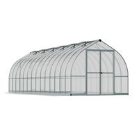 Palram - Canopia Invernadero Bella (Medidas ext. (An x Pr): 244 x 843 cm, 6 mm, Plateado)