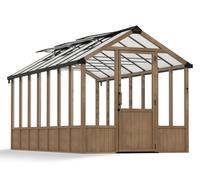 Invernadero fijo de madera natural canopia by palram 257.3x504 cm