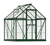 Invernadero Harmony (Medidas ext. (An x Pr): 185 x 186 cm, Verde, Área: 3,5 m²)