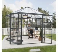 Invernadero hexagonal de policarbonato Oasis 3,6m Palram - Canopia