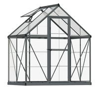 Invernadero Hybrid (Medidas ext. (An x Pr): 185 x 126 cm, 0,7 mm, Antracita)