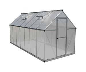 Invernadero Mythos (Medidas ext. (An x Pr): 185 x 370 cm, 4 mm, Plateado)