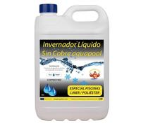INVERNADOR LÍQUIDO Especial Liner/Poliester SIN Cobre 5 litros - Desinfectante y Algicida para el Tratamiento de Piscinas en Invierno