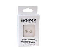 Inverness Sensitive Pendientes Acero Quirúrgico Perlas Crema