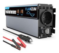 Inversor 12v 230v 1000W/2000W Onda Pura Convertidor de Corriente Conversor 12v a 220v Transformador con Control Remoto para Coche Camion Caravana