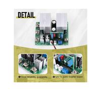Inversor 50HZ 12V a 220V Placa de Controlador de Inversor de Onda Sinusoidal 500W con Regulador de Voltaje
