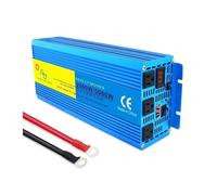 Inversor 6000W CA 100V 110V Entrada Onda Sinusoidal Pura Convertidor Potencia CC 12V/24V 60Hz Sistemas Acampada Al Aire Libre/sin Conexión A Red Eléctrica Transformador(5000W Peak,DC12V,AC110V-120V)