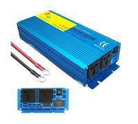 Inversor CA 220 V 4000 W 5000 W 6000 W 8000 W Convertidor Potencia Onda Sinusoidal Pura para Sistemas Exteriores Fuera Red CC 12 V/24 V Portátil(24V220V 4000W Peak A)