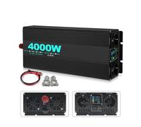Inversor Coche CC 12 V 24 V 48 V A CA 220 V Convertidor Onda Sinusoidal Pura Doble Enchufe UE 4000 W 5000 W 6000 W Transformador(40-60V To 220V 60hz,4000W)