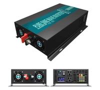 Inversor Convertidor Fuente Alimentación para Generador Panel Solar 12V/48V CC A 100V/110V/120V/230V/240V CA Inversor Onda Sinusoidal Pura 3000 W 24V 220V(100V,Germany,12V)