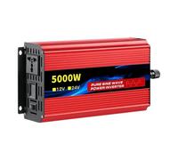 Inversor Corriente 1000 W A 4000 W CC 12 V/24 V A CA 220 V 50 Hz para Cargador Adaptador Y Enchufe Universal para Inversor Onda Sinusoidal Pura Inversor Corriente(12V 5000W 220V)