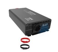 Inversor Corriente 1000W 1500W De 220v A 12v Potencia Máxima 2000W 3000W 50/60Hz Pantalla LCD Control Remoto para Inversor Puro Transformador(12V to 220V 1000W)