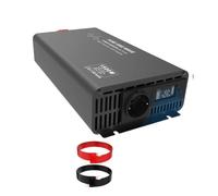 Inversor Corriente 1000W 1500W De 220v A 12v Potencia Máxima 2000W 3000W 50/60Hz Pantalla LCD Control Remoto para Inversor Puro Transformador(12V to 220V 1500W)