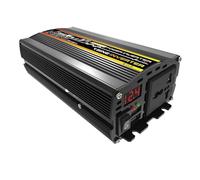 Inversor Corriente Coche DC 12V/24V AC 110V/220V 3000W/4000W/6000W/8000W Convertidor/inversor Coche Onda Sinusoidal para Pura Banco Energía Pantalla LED(3000W)