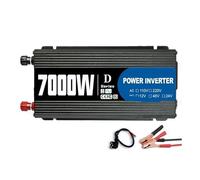 Inversor Corriente Coche Inversor Inteligente 7000W Adaptador Cargador Convertidor CC 12V/24V/48V A CA 110V/220V con Puerto USB(48V,220V 50Hz)