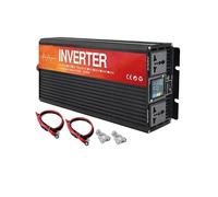 Inversor Corriente Coche Inversor Onda Sinusoidal para Pura 5000W 4000W 3000W Pantalla LCD Doble Enchufe DC 12V24V AC 220V Convertidor Voltaje Coche(3000W,24V,220V 50HZ)