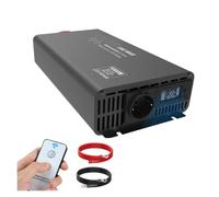 Inversor Corriente Coche Inversor para Puro 1000W 1500W 220v A 12v Potencia Máxima 2000W 3000W 50/60Hz Pantalla LCD Control Remoto(12V to 220V 1000W)