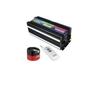 Inversor Corriente Coche Inversor Solar Coche Convertidor Voltaje 50HZ CA 220V Poder 10000W DC 12V 24V LCD(12V 220V 50hz EU)