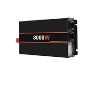 Inversor Corriente Convertidor Inversor Solar con Enchufe UE/Onu para Inversor Onda Sinusoidal Pura 12 V CC A 220 V CA 8 KW 6 KW 5 KW 4 KW 3 KW Banco Energía Portátil Transformador(24V,8000W EU)