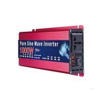 Inversor Corriente Convertidor Voltaje Portátil 12 V/24 V 220 V 1000 W 2200 W 3000 W 4000 W 5000 W CC A CA para Inversor Onda Sinusoidal Pura Inversor Solar para Coche Convertidor(12V 1000W)
