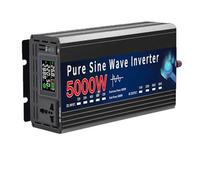 Inversor Corriente Convertidor Voltaje Portátil CC A CA 50 Hz/60 Hz para Coche Inversor Solar Onda Sinusoidal Pura 12 V 220 V 110 V 2000 W 4000 W 5000 W Convertidor(12V,220V 50HZ,5000W)