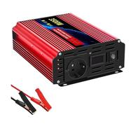 Inversor Corriente Inversor Corriente para Coche Onda Sinusoidal Pura 8000W 7000W 6000W con Enchufe Europeo Pantalla LCD Inteligente Convertidor Voltaje CC 12 V A CA 220 V 50 Hz(3500W EU)