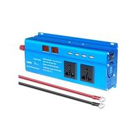 Inversor Corriente Inversor De Onda Sinusoidal Pura 3000 W Transformador Potencia 12 V CC A 220 V CA con 3 Salidas USB Enchufe Universal/UE Pantalla LED Carga Transformador(Universal 3000W 60Hz)