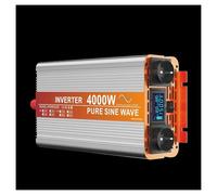 Inversor Corriente Inversor De Onda Sinusoidal Pura De 3000 W 4000 W 5000 W Y 6000 W 24 Voltios CC 12 V A CA 220 V Enchufes Europeos Dobles Pantalla LCD De 50 Hz. Transformador(EU-4000W-12V-220V)