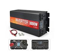 Inversor Corriente Inversor De Onda Sinusoidal Pura De 3000 W, 4000 W Y 5000 W con Doble Toma Y Pantalla LCD. Convertidor De Voltaje De CC 12 V/24 V A CA 220 V. Transformador(24V To 220V,3000W)