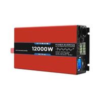 Inversor Corriente Inversor Solar para Coche con LED Onda Sinusoidal Pura 12 KW 8 KW 5 KW Potencia CC 12 V 24 V A CA 220 V Voltaje 50/60 Hz(24V,12000w)
