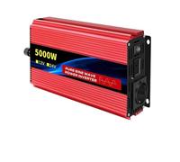 Inversor Corriente Inversores Solares con LED, Enchufe Europeo, Inversor De Onda Sinusoidal Pura De 24 V A 220 V, Convertidor De 3500 W Transformador(24V 60HZ,5000W)