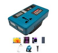 Inversor de 21 V | Inversor de Coche con Luz LED - Cargador de Generador Portátil para Camping Coche Exterior Casa Camión