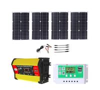 Inversor de 4000 W Que Incluye Altavoz Bluetooth y Radio FM | Estación de energía solar con USB dual, salida de CA y música(12V-220V)