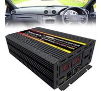 Inversor de alimentación de 10000w DC 12v 24v 48v a AC 110v 220V convertidor con Pantalla LED Onda sinusoidal Pura (48v - 220v)