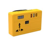 Inversor de batería portátil - Central eléctrica para Herramientas eléctricas, convertidor de 21 V a 220 V, Enchufe Multifuncional | Cargador electrónico para autocaravanas de Viaje, a Plena