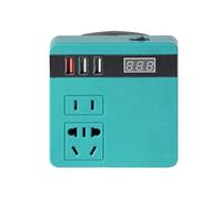 Inversor De Batería Portátil: Convertidor De Energía Para Exteriores Con Pantalla De Corriente Digital, Adaptador De Cargador, Suministro De Batería De Múltiples Salidas | Fuente De Energía Para Campa