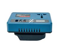 Inversor de CC a CA, inversor de potencia exterior - Convertidor de alimentación de la batería DC 18V-21V a 220V AC,2 puertos USB y 1 Tipo-C, adaptador de cargador rápido inteligente para el hogar