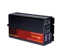 Inversor De Coche 2000W 3000W 4000W 5000W 24V CC A CA Convertidor Potencia Micro Solar Onda Sinusoidal Pura 12V Seguro Estable(4000W,12V)