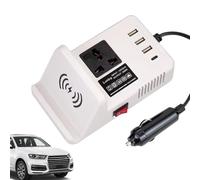 Inversor de Coche para Carga de portátiles, convertidores de Salida de Coche | Cargador para portátil de de 200 W | Convertidor de Enchufe para automóvil, Cargador para computadora portátil para