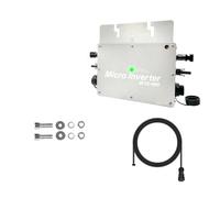 Inversor De Conexión A Red Micro Solar De 700W Y 600W, Resistente Al Agua, Grado IP65, Utilizado For Panel Solar PV DC28-50V AC 120V 230V, Inversor Inteligente(WVC-700W with LED,180-260VAC)