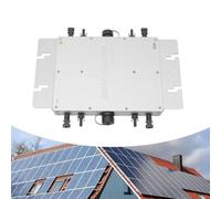 Inversor De Conexión A Red Micro Solar, Inversor Fotovoltaico De Aleación IP65 con Control Aplicación WiFi Inteligente, Convertidor De CC A CA De Identificación Automática De 120V/230V(1200W)