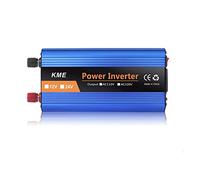 Inversor de Corriente 1200W /1600W/2400W Onda Modificada Convertidor 12V 220V 12 V / 24 V /36V /48V DC a 220V/230V ?Transformador de Convertidor Digital con 1 EU Toma Y Puertos USB (1200W,24V)