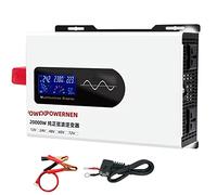 Inversor de Corriente 7000W, 8000W, 9000W, 12000W, 15000W, 20000W Inversor de Onda sinusoidal Pura 48V, 60V, 72V DC a 220V AC Convertidor para Cocina de inducción, Olla eléctrica para fre