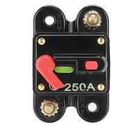 Inversor de corriente continua de 12-24 V CC con reinicio manual para el sistema de audio del coche, vehículos marinos (250 A)
