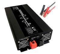 Inversor de Corriente, Convertidor de Voltaje de CC de 12 V a CA de 110 V for Camiones Que acampan al Aire Libre, con Pantalla LCD(12v to 120v,3500W)